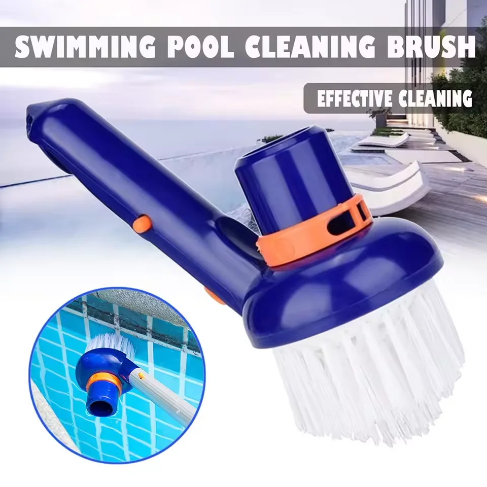 Heavy Duty Nylon Bristle Pool Vacuum Head Brush for Underwater Bottom Ground Cleaning