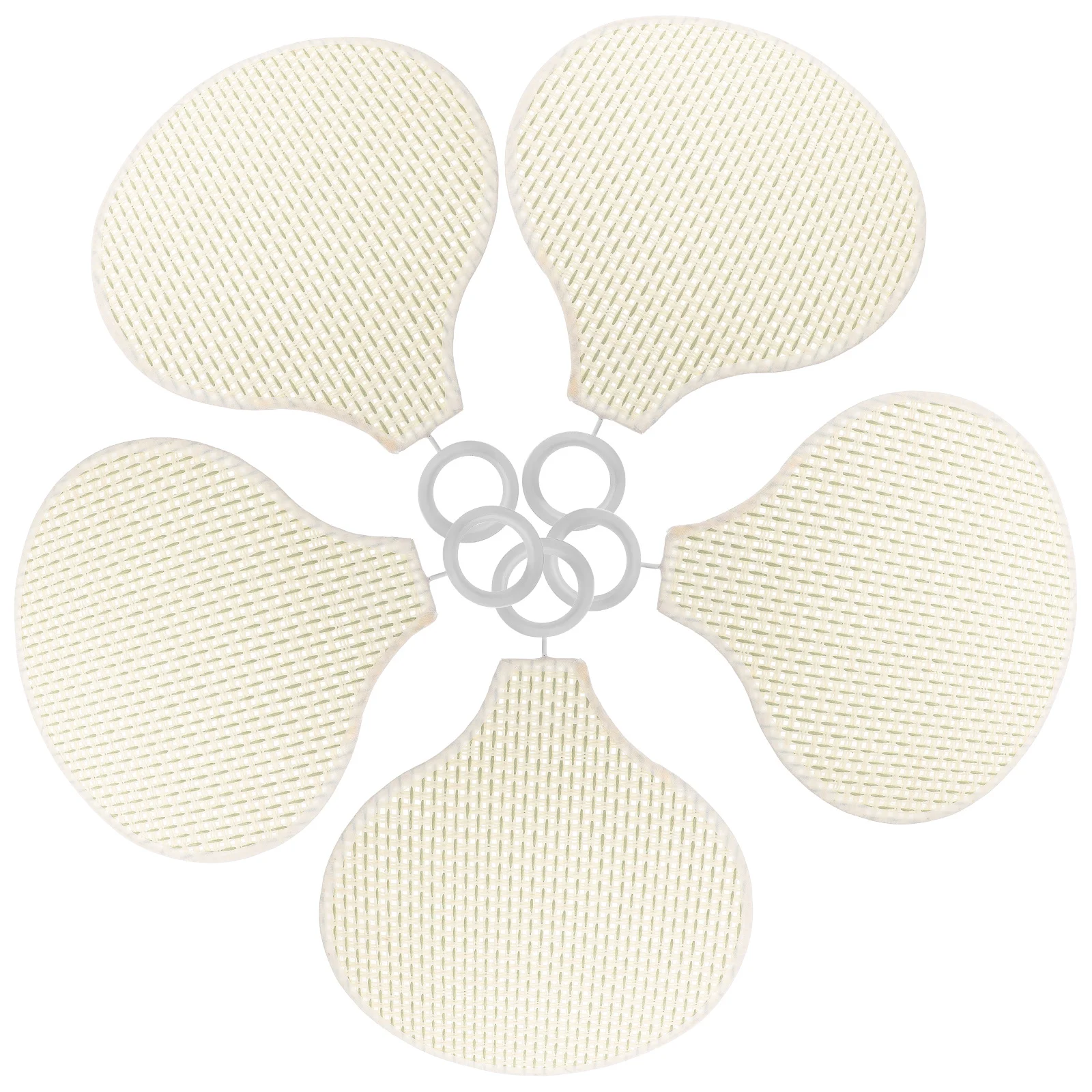 

1Set Boho Ceiling Light Fixture Petal Lamp Shade E27 Pendant Light Cover Indoor Hanging Replacement Decorative Lampshade