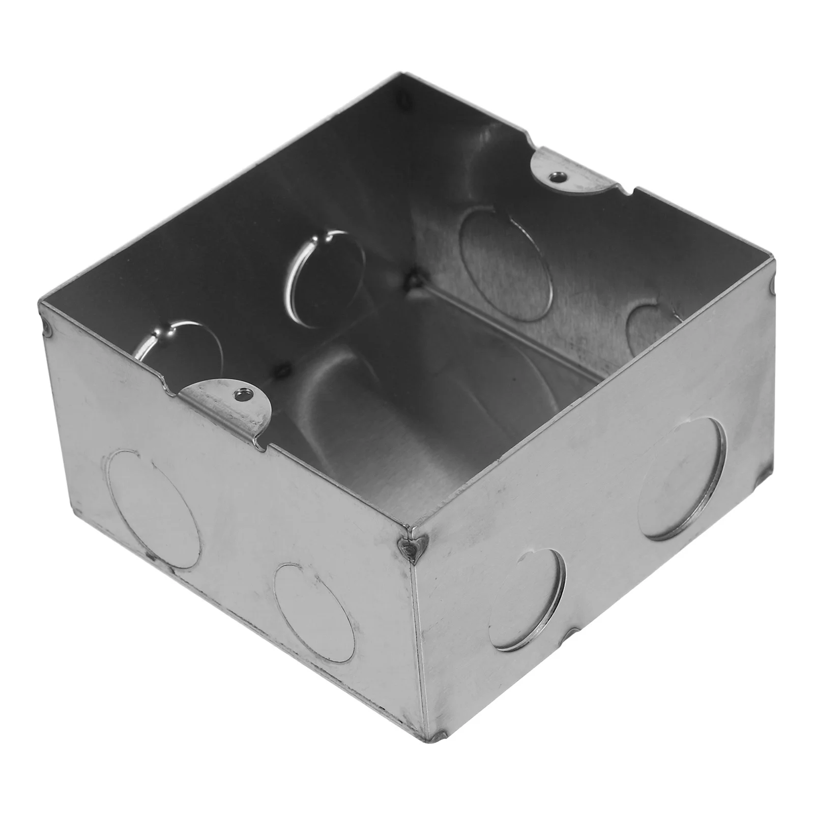 

Stainless Steel Modular Electrical Box 10x10x5.5cm Flush Mount Concealed Wiring Box Home Improvement Hidden Wiring Utility