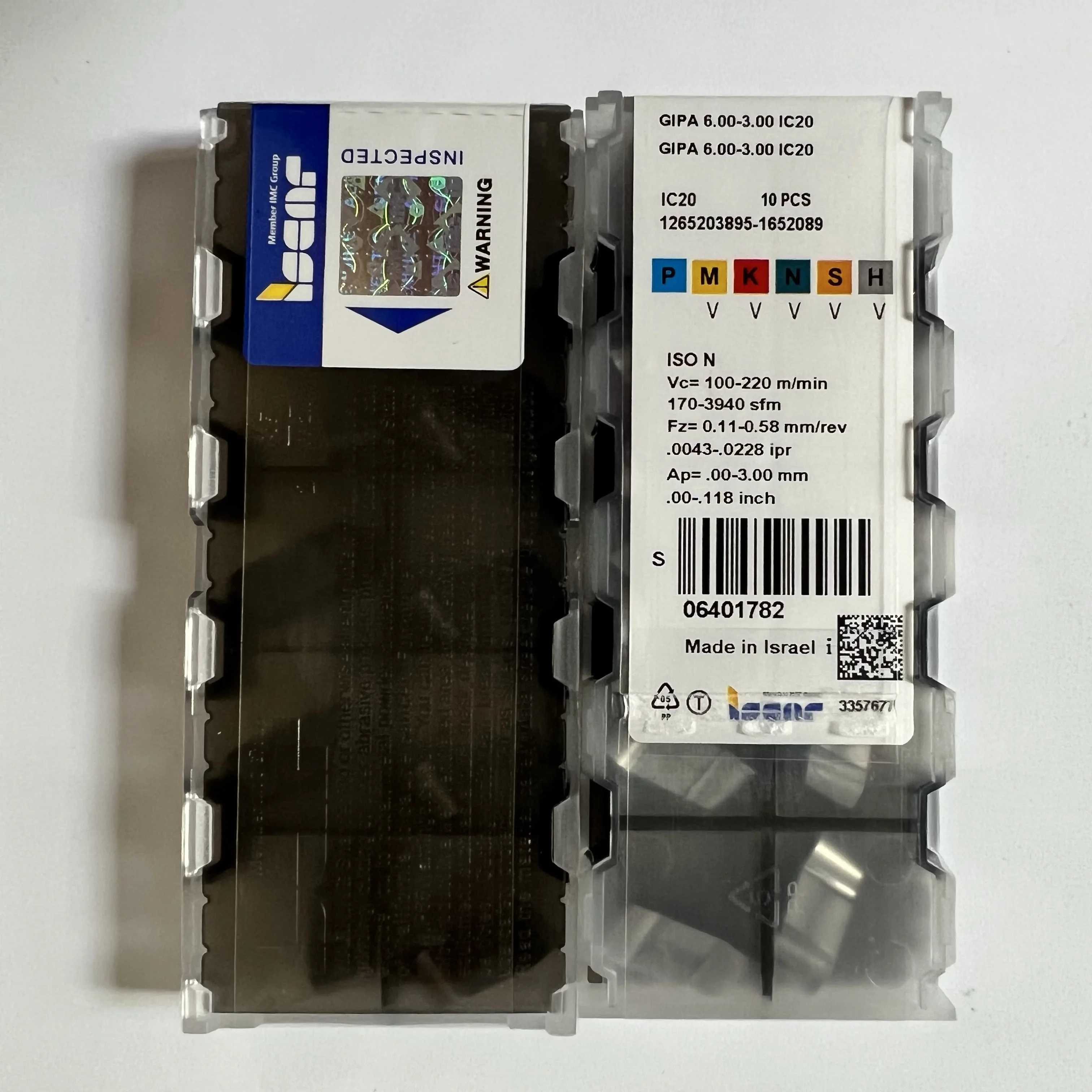 

CNC blade, hard alloy cutting blade GIPA6.00-3.00 IC20