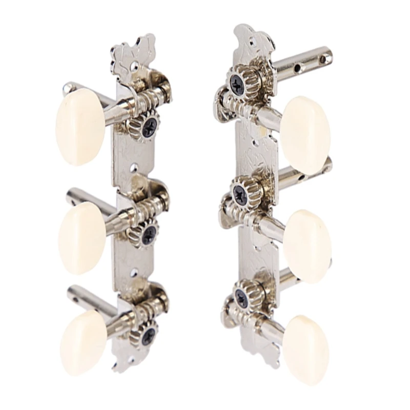 3L+3R Guitar String Tuning Pegs Guitar String Tuner Guitar Machine Heads Guitar Knobs Keys for Acoustic Electric Guitar