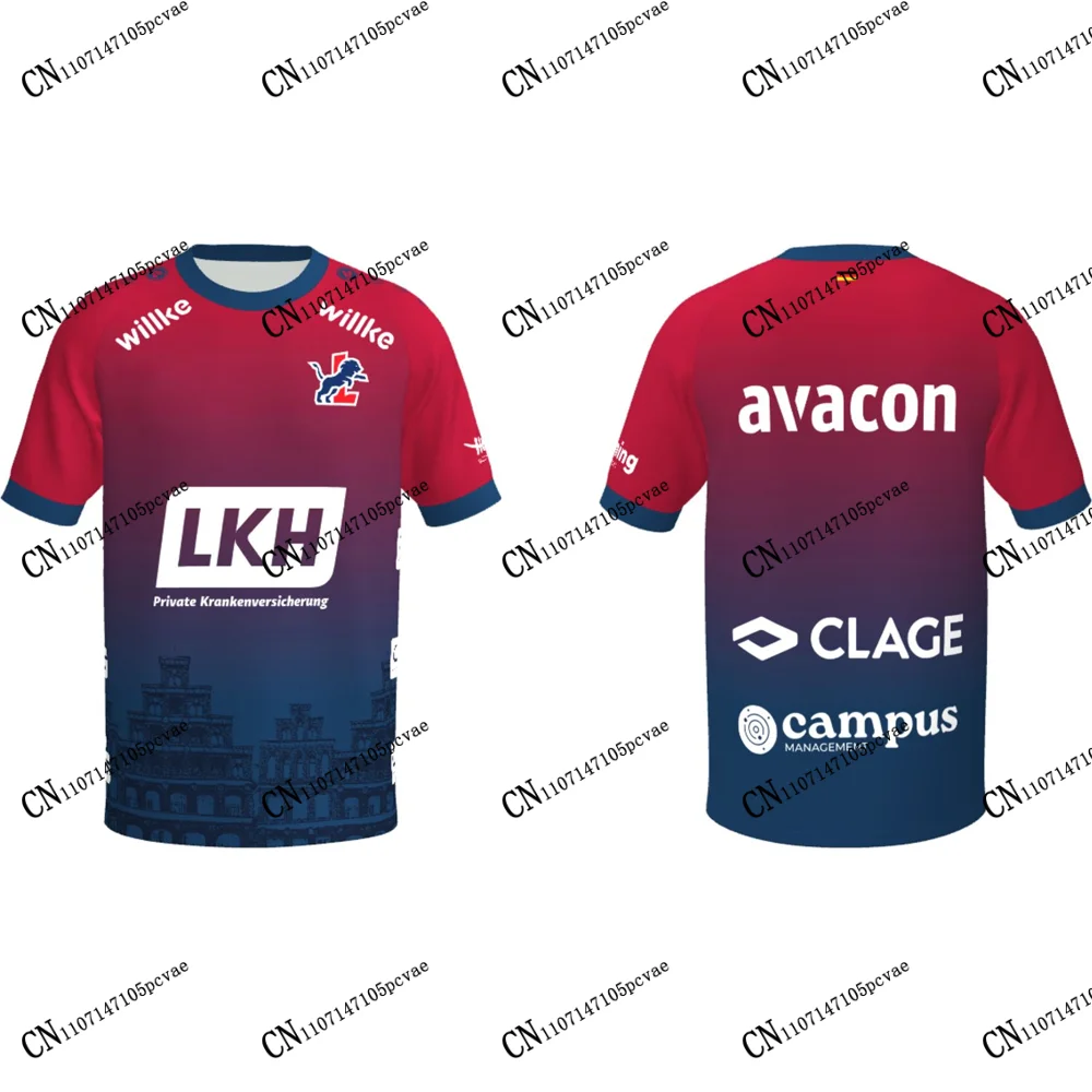 

SVG Lüneburg Volleys 2026-27 New Arrival Germany Style Jersey 3D Printed T-Shirt Home Away Free Agent Adults KIDs Unisex Fans
