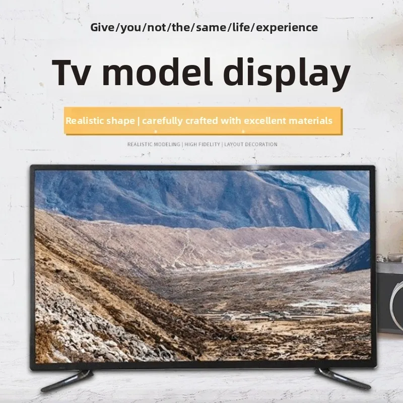 TV model 37 42 47 50 55 60 65 inch fake TV props ornaments