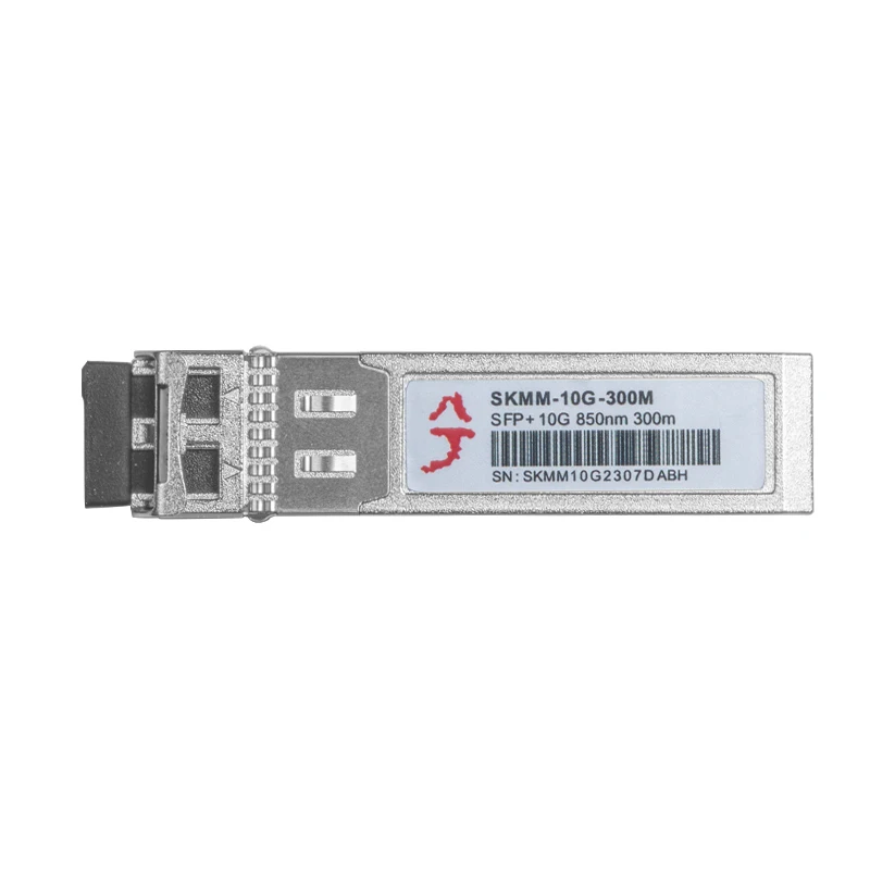 Multi-Mode SFP + Dual Fiber Optical Module Distância de transmissão 300M Speed, 10G Double LC Interface, Plug and Send, 10-gigabit