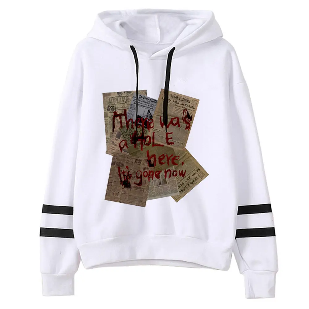 Silent Hill hoodie Japanese printed design comic Y2K women sweatshirts comic pattern youthful patterned