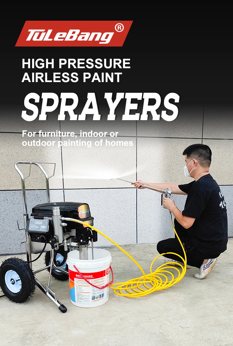 Electric High Pressure Airless Sprayer 2095 3095 High Power Household Wall Finish Paint 3800W 7.0L Voltage 220 ~ 240V 50 ~ 60HZ