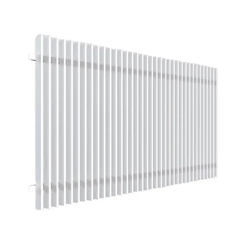 Easily Assembled Eco-Friendly Aluminium Fences Powder Coating Outdoor Aluminium Fence for Backyard