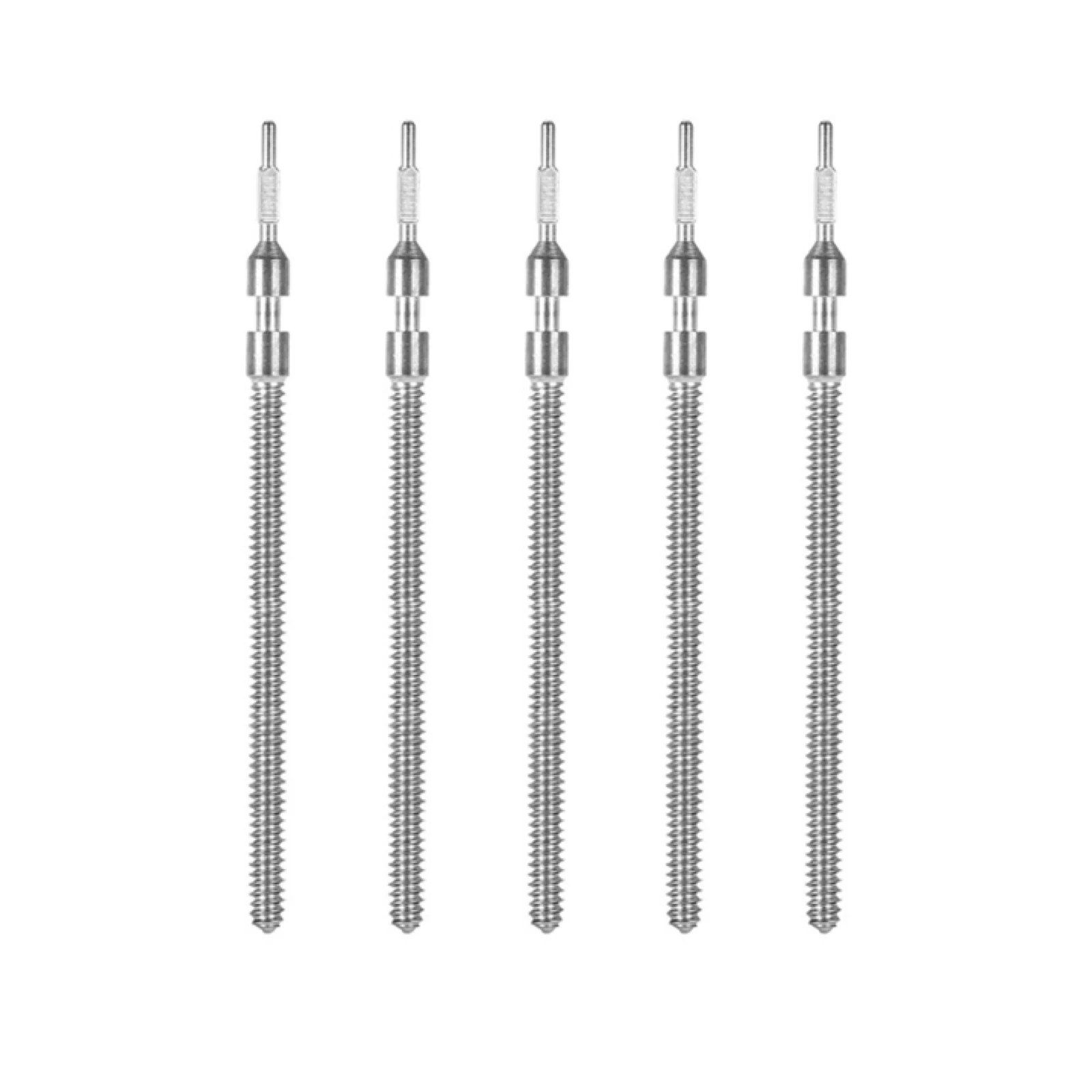 5Pcs/Set Metal Watch Lever Winding Stem Extender Rod Replacement Repair Parts Fit For Miyota 2035 Watch Movement Accessories
