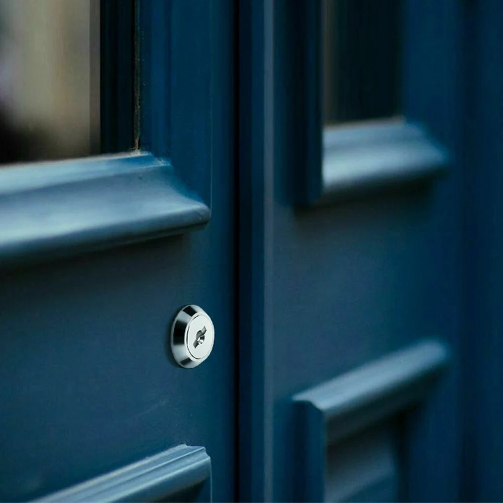 Fechadura de gaveta cam lock liga de zinco 16/20/25/30mm fechadura de armário arquivamento caixa de correio com 2 chaves acessórios