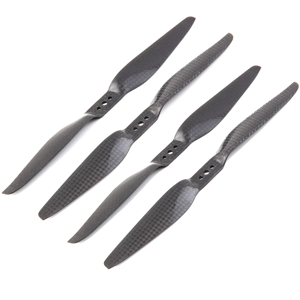 4pcs/lot 3K Carbon Fiber Propeller 8055 9055 1055 1155 1255 1355 1455 1555 1655 1755 For T-Motor 3Tiger Motor (2 pair）