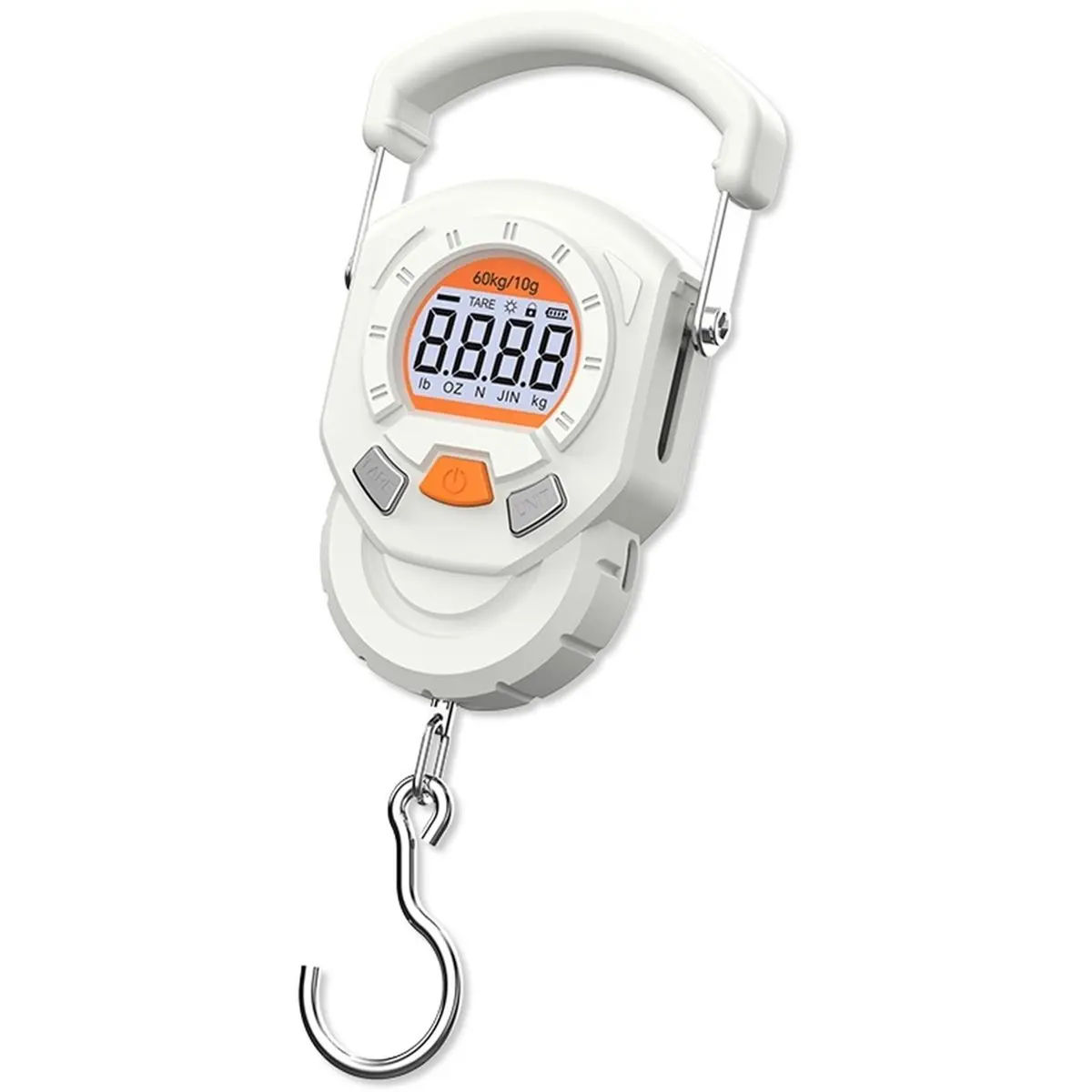 60Kg 10g LCD Digital Display Portable Hanging Scale Luggage Fishing Travelling Electronic Weighing Scale