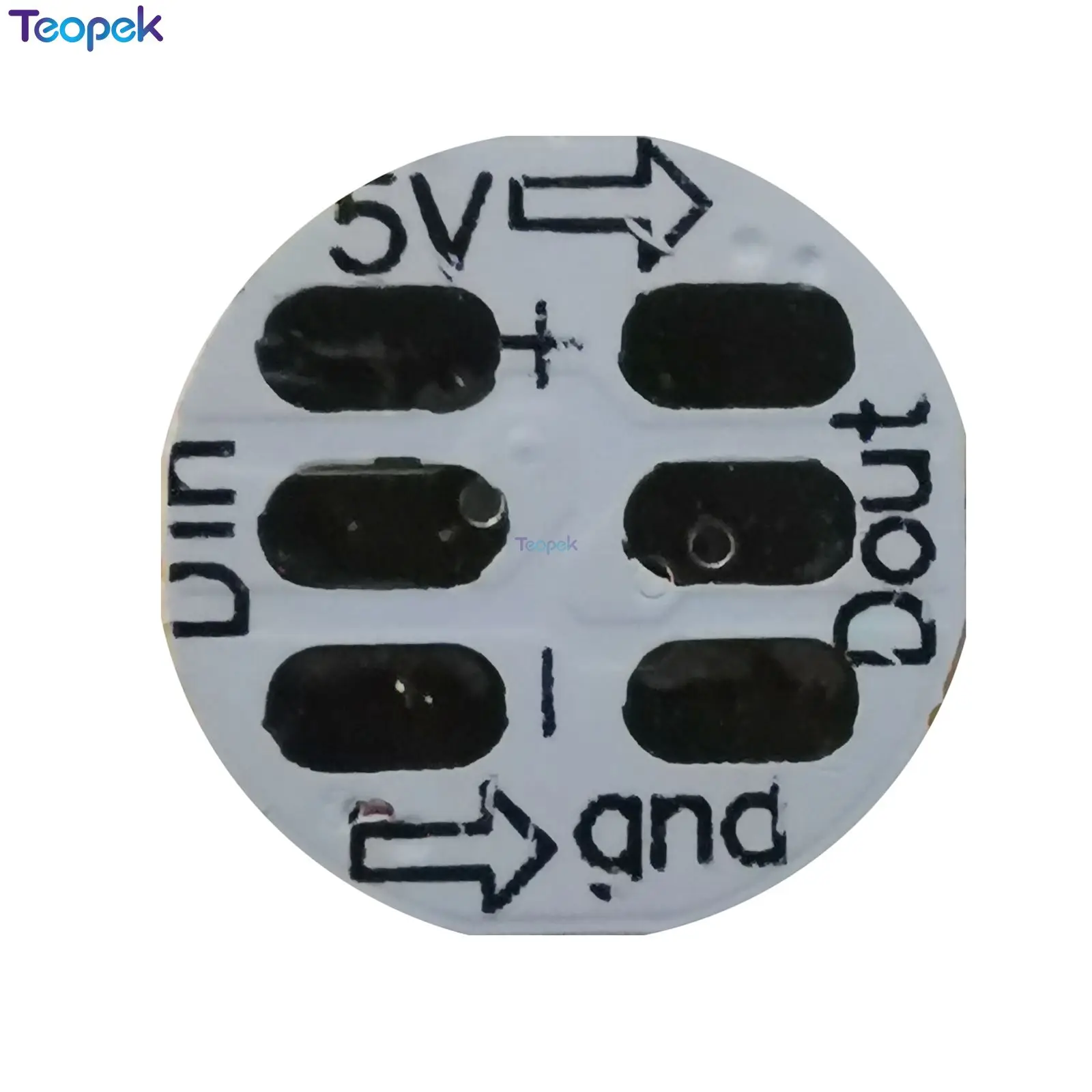 50-1000pcs WS2812B 내장 WS2811 IC LED 칩 5050 SMD 미니 PCB 보드 (10mm * 3mm) 방열판 DC5V 로 개별 주소 지정 가능