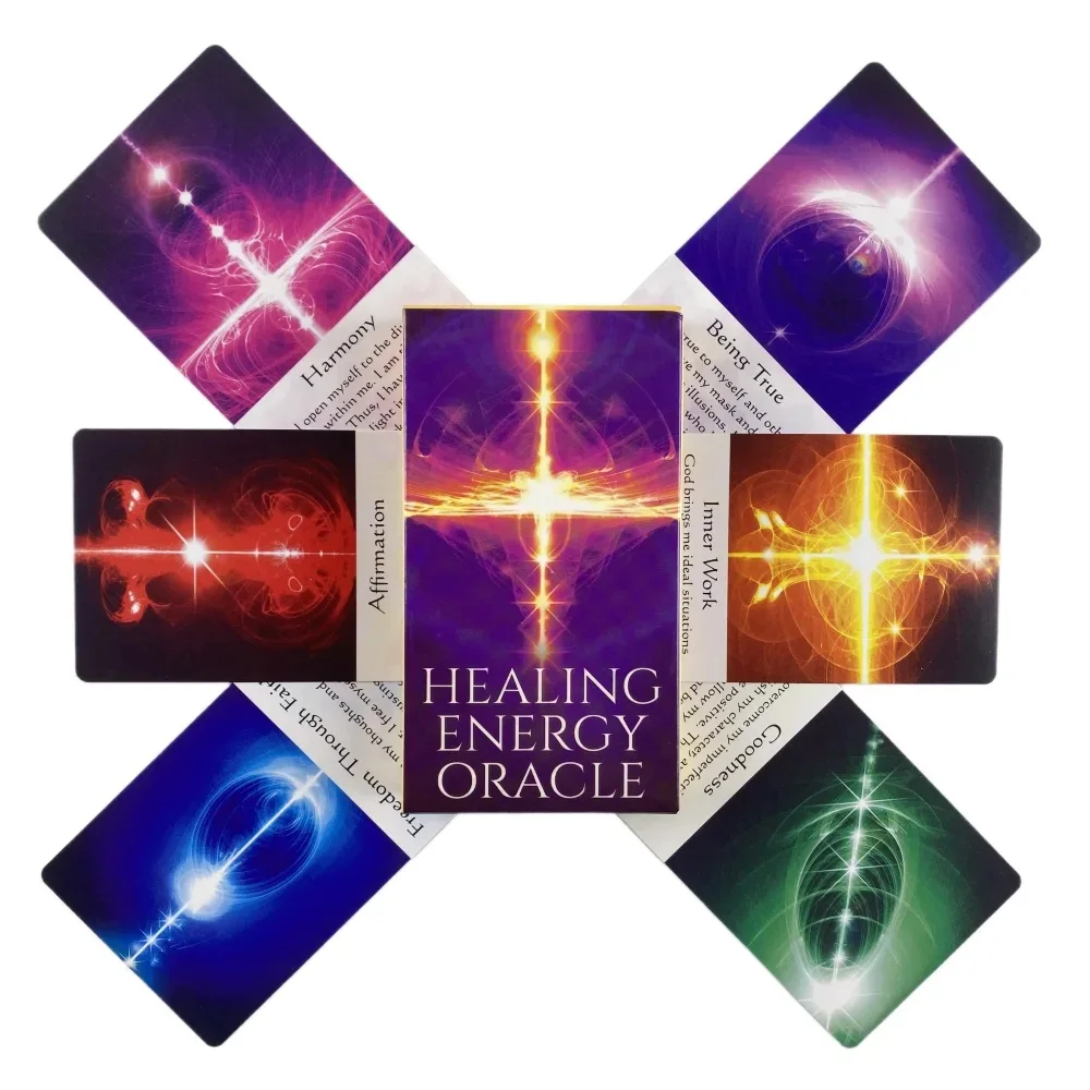 

Карты Оракула с исцеляющей энергией, 54 шт., карты, колода Таро, мудрость Божественной ведьмы, обучающие карты Таро для начинающих