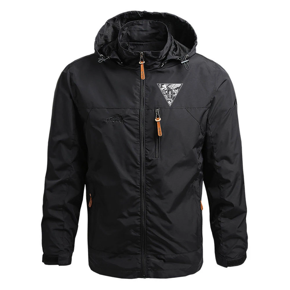 2026 French Foreign Legion Special Forces Armyr Logo Print Windproof Jacket Spring And Autumn Men's Cardigan Coat Hoodies