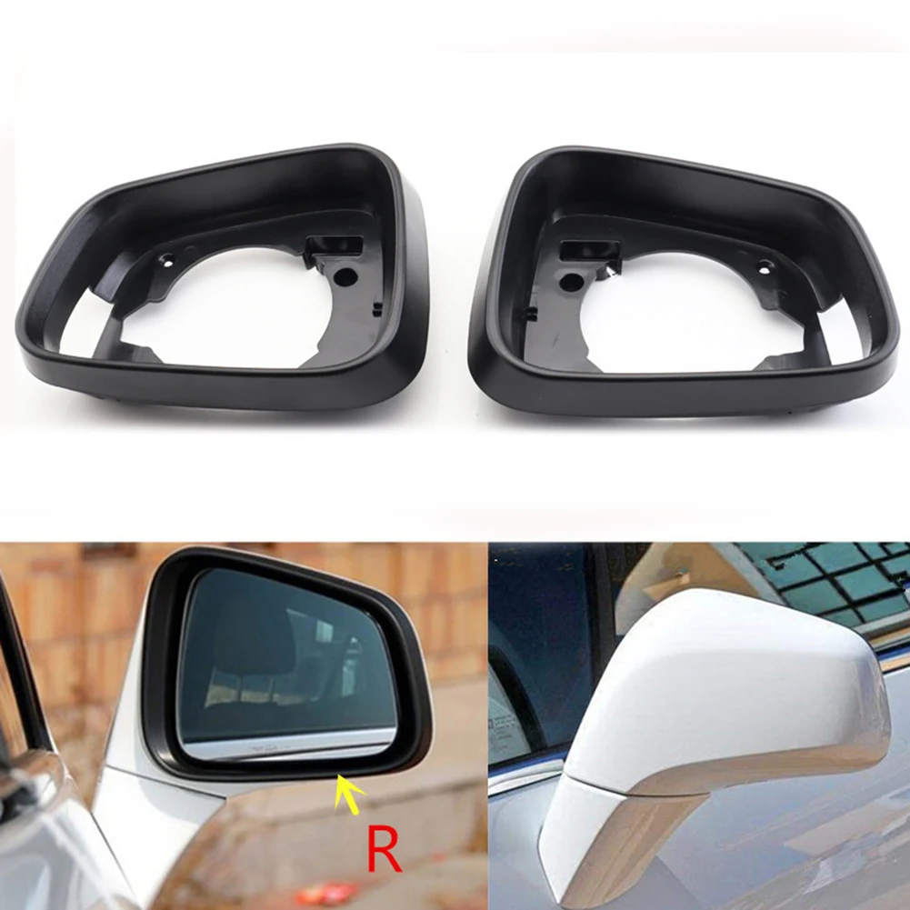 1pcs Side Mirror Cover Left Right Side Wing Mirror Cover Frame Panel For Opel For Mokka X 2013-2018 Rearview Mirrors Frame Cap
