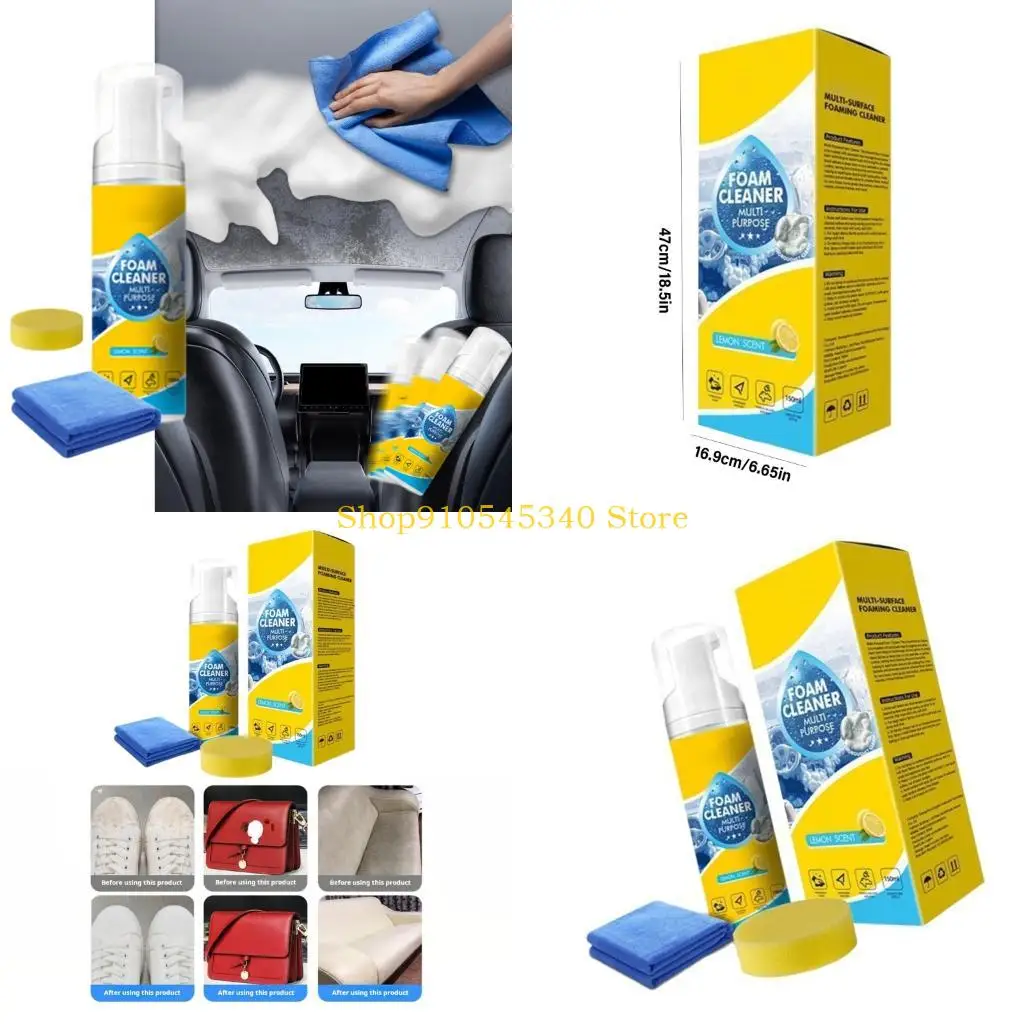 U2JA Natural Foaming Cleaner For Car Cushions Furniture And Kitchen Appliances