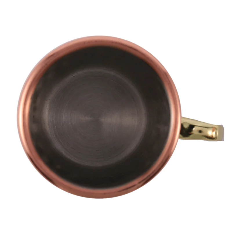 كوب صغير من الفولاذ المقاوم للصدأ سعتين من الفولاذ المقاوم للصدأ في موسكو كوب إسبرسو صغير مطلي بالنحاس طقم أكواب مكون من 16-Tvdae #3