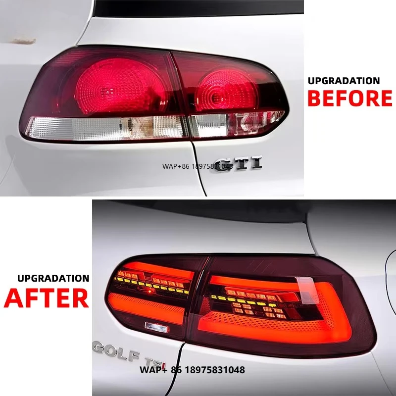 

Rear Lamp for-Volkswagen VW Golf 6 MK6 R20 2010 2011 2012 Tail Light LED Taillight Upgrade MK8 Style LED Rear Lamp