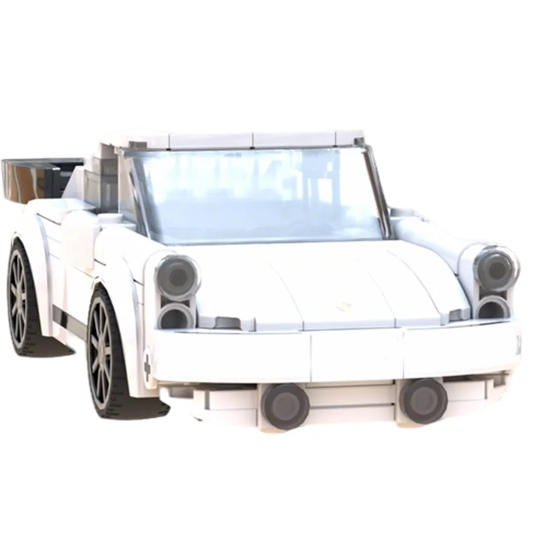 237 pièces MOC City Champions Porscheed Turbo 8 Version Large Modèle de blocs de construction Jouets éducatifs Cadeau de Noël Briques