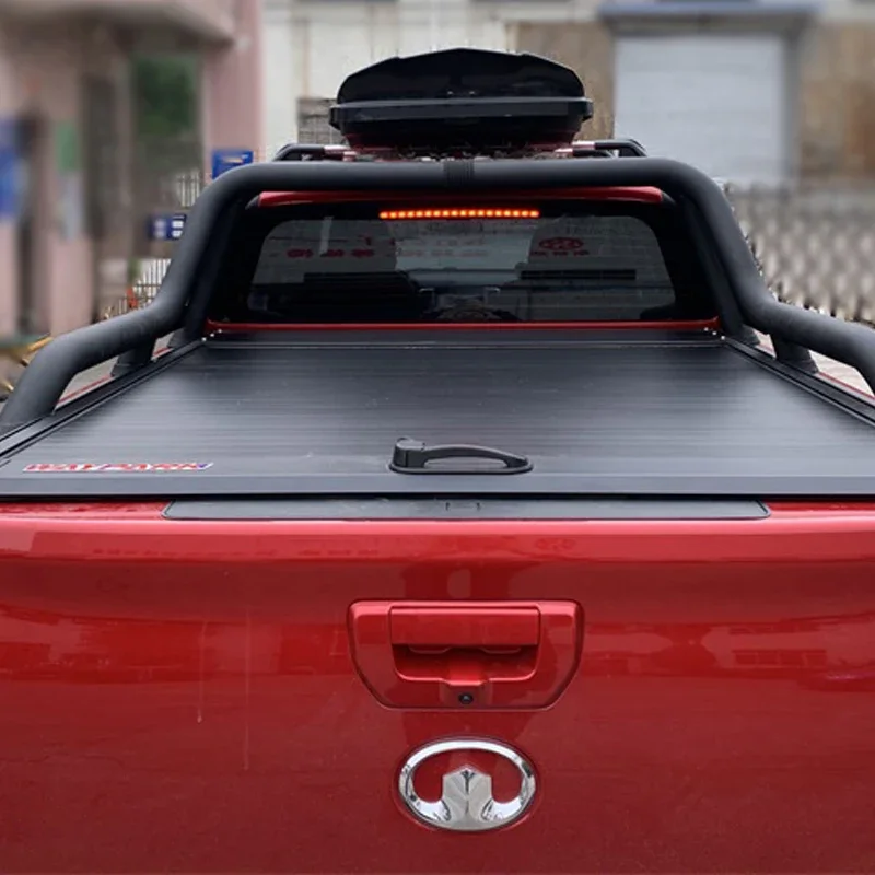 High Quality Aluminium Alloy Manual Retractable Tonneau Cover Roller Shutter Lid Truck Pick Up Bed Cover for Ford F150 Ranger