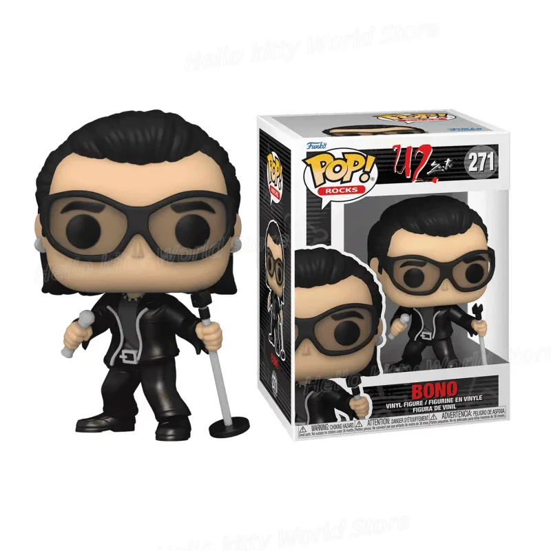Funko Pop Rocks Shania Twain Bono U2 # 271 Figura de vinilo 4 en edición limitada muñecas de acción coleccionables figuras modelo juguete regalos