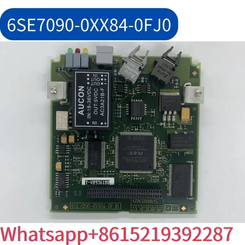 second-hand 6SE7090-0XX84-0FJ0 6SE70 Fiber Optic Communication Board tested ok