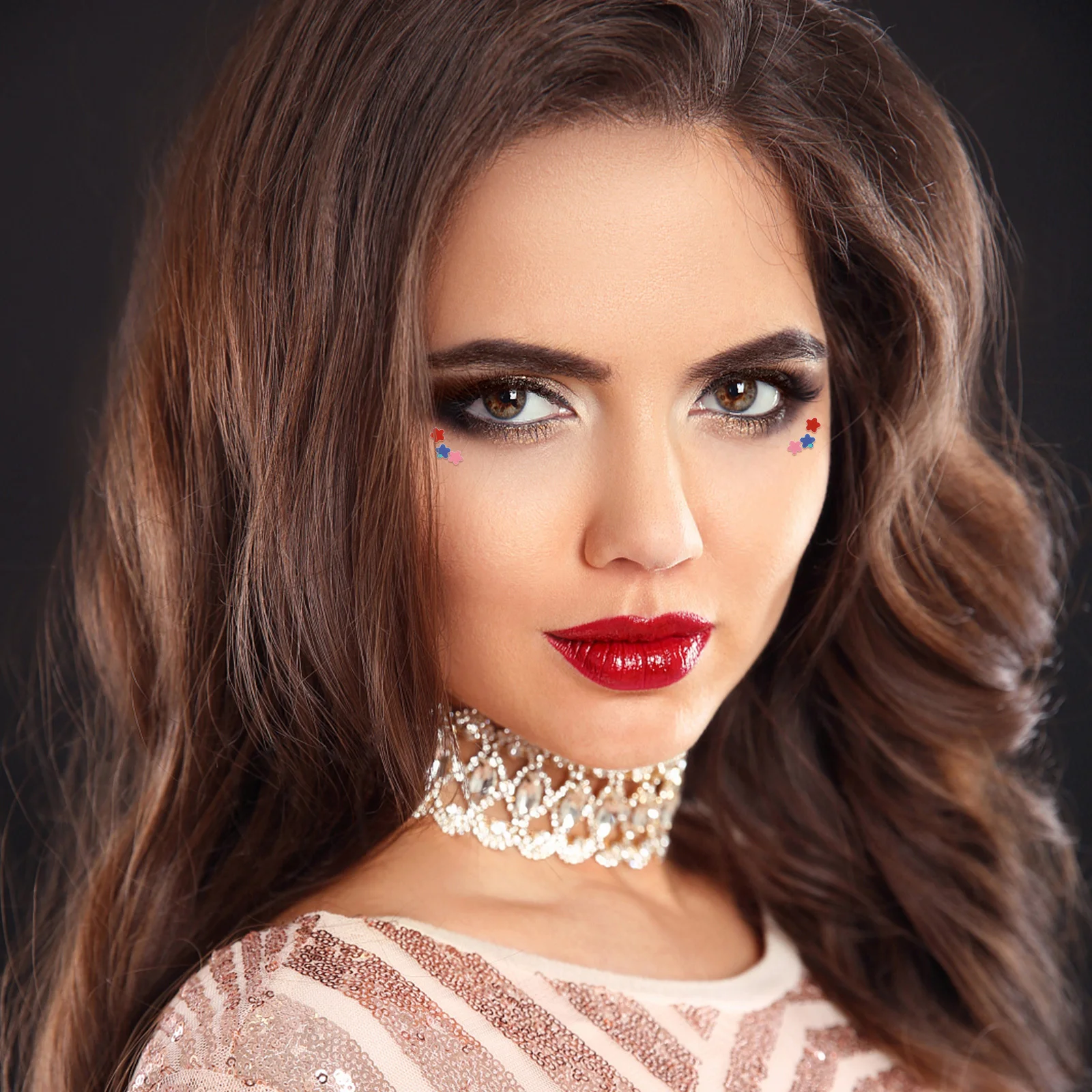 

1Set Eye Makeup Sequins Brilliant Metal Luster Glitter for Crafting DIY Supplies Festival Party Night Out Daily Use