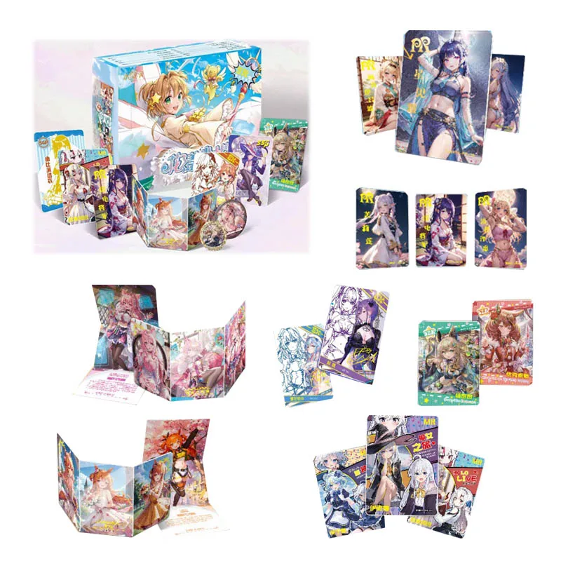 Goddess Story Collection Card Flower Girl 5 m01 Midsummer writs Beautiful Color Booster Box Anime Trading Cards