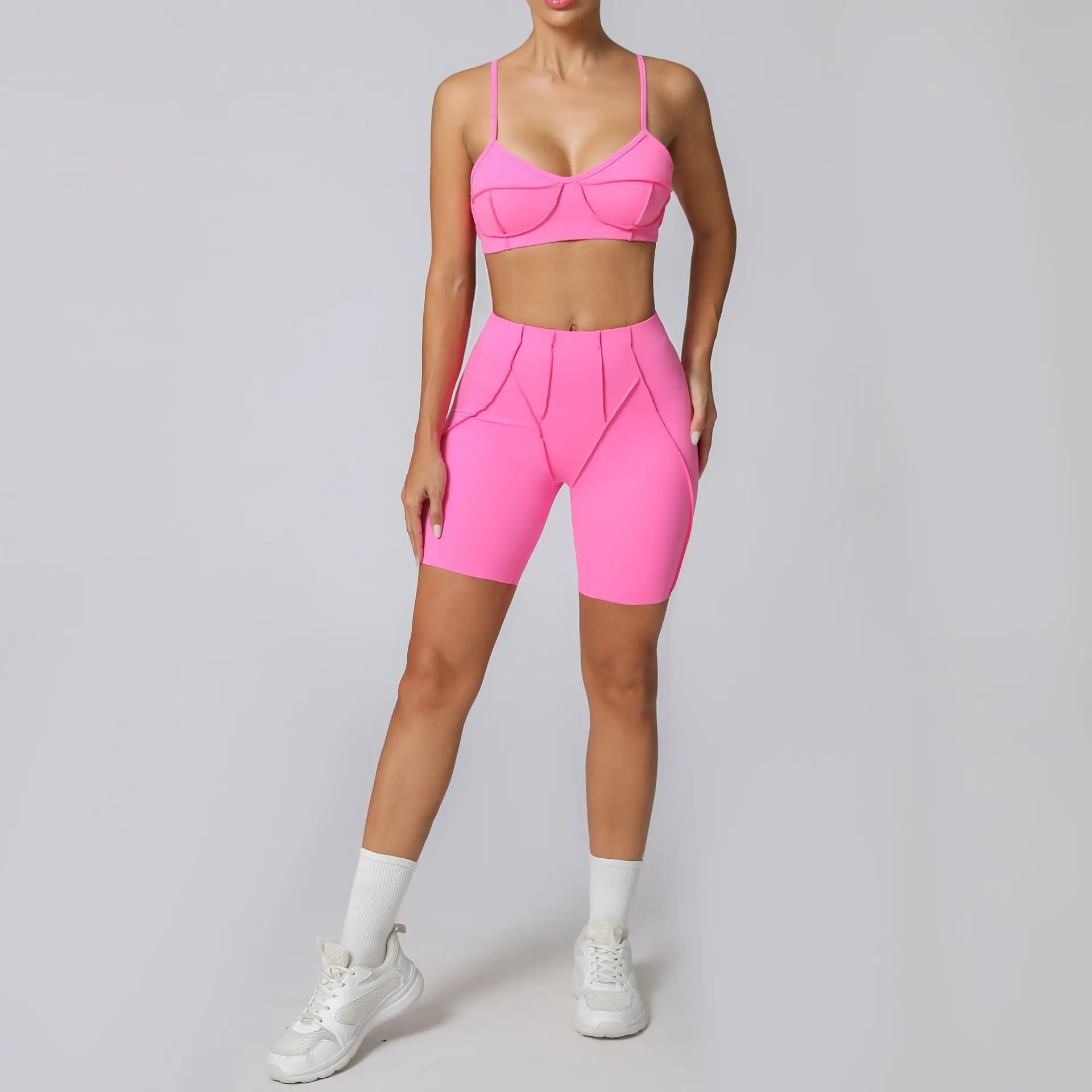 

Sexy Gym Tracksuit Yoga New 2Pcs Sports Suit Women Workout Bra Suit Running Gym High Waist Legging Quick Dry Tight Yoga Clothing