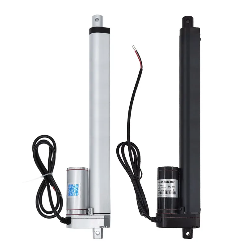 Elektryczny siłownik liniowy 12 V/24 V silnik prądu stałego 400 mm skok liniowy kontroler ruchu 100/300/500/700/1000/1200/1500N