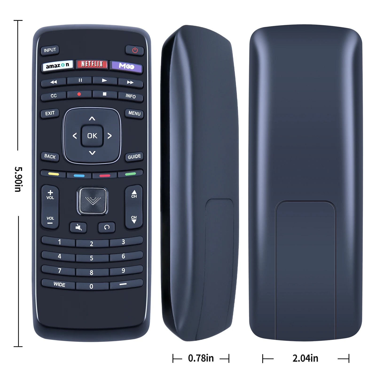 XRT112 Pour VIZIO Smart TV Télécommande E231i-B1 E280i-A1 E320i-B0 E390i-A1 E400i-B2 E420i E500D-A0 Ecape i D500i-B1 D650i-B2 -C3