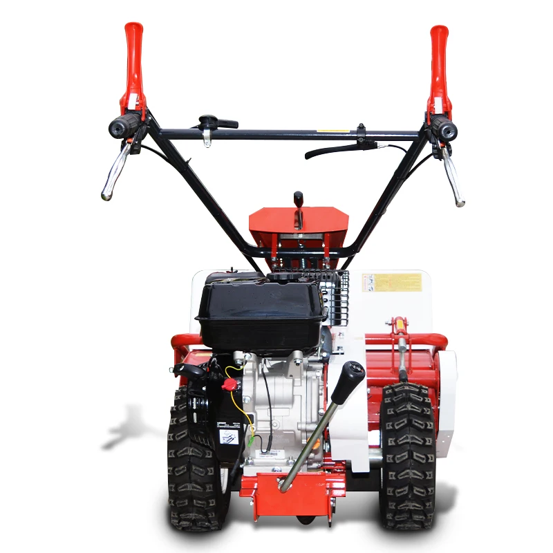 

Walk-Behind Cutter All Terrains Professional Lawn Cleaning Machine Wholesale Home Use Wheel Mower Small Crawler Mower Customized