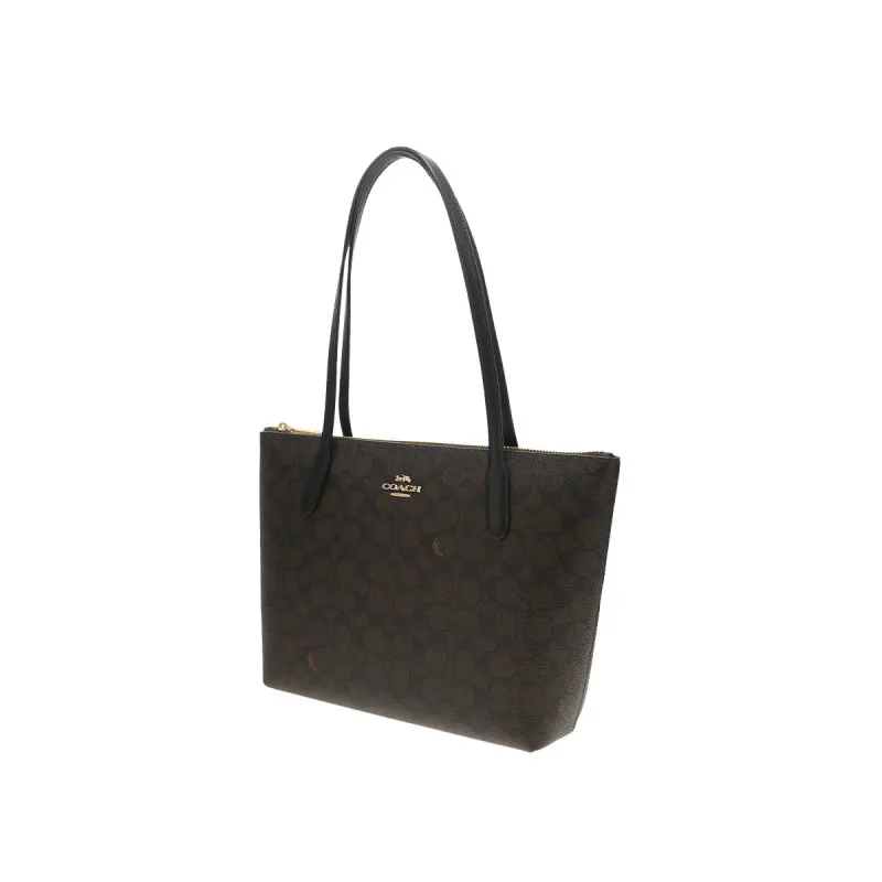 COACH Fiona Zip Tote Bag In Signature Canvas CBT18