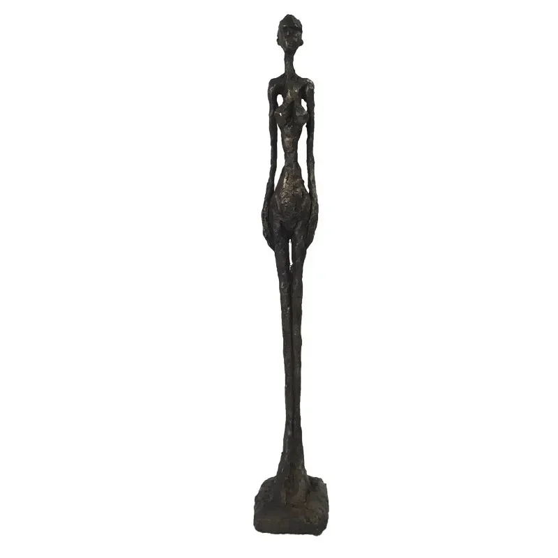 Nordic Floor Sculpture Bronze Statue Abstract Famous Figure Crafts Sculptures and Figurines Luxury Living Room Home Decoration