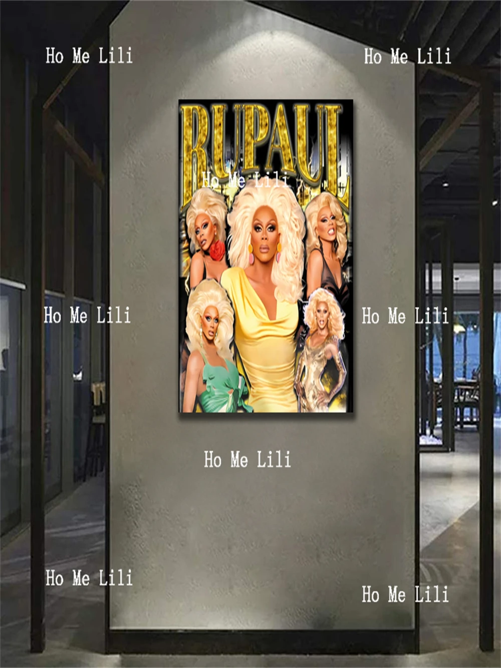 Retro Rupaul Gifts Rupauls Drag Race Poster Painting Canvas Wall Art Living Room Bedroom Decoration