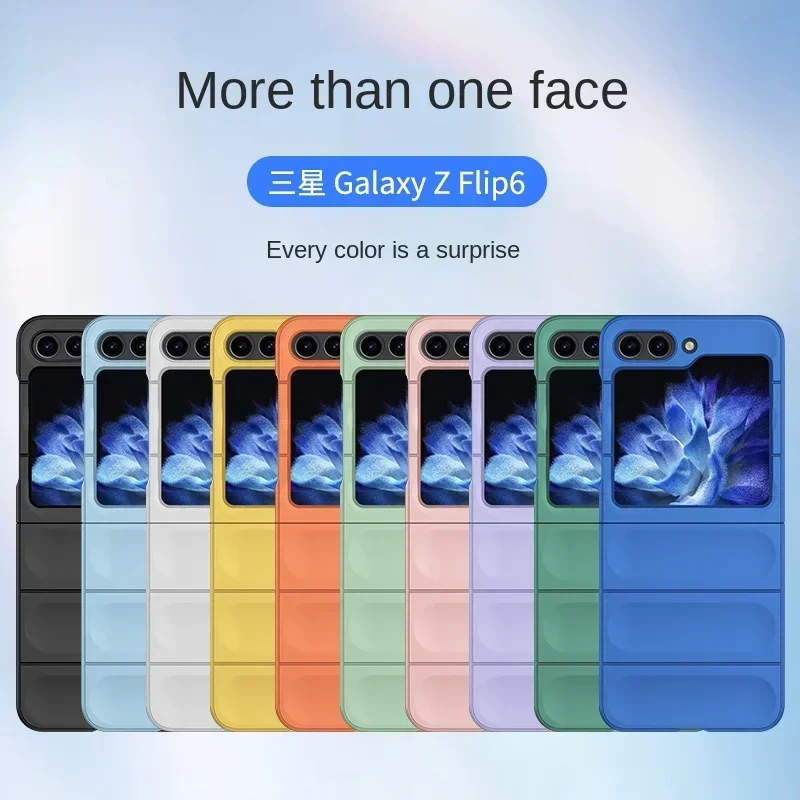 جراب هاتف من البلاستيك الصلب لسامسونج جالاكسي زد فليب ، غطاء واقي ، غلاف ، قلب 6 ، 5 ، 4 ، Flip6 ، Flip5 ، Flip4 ، 5G #6