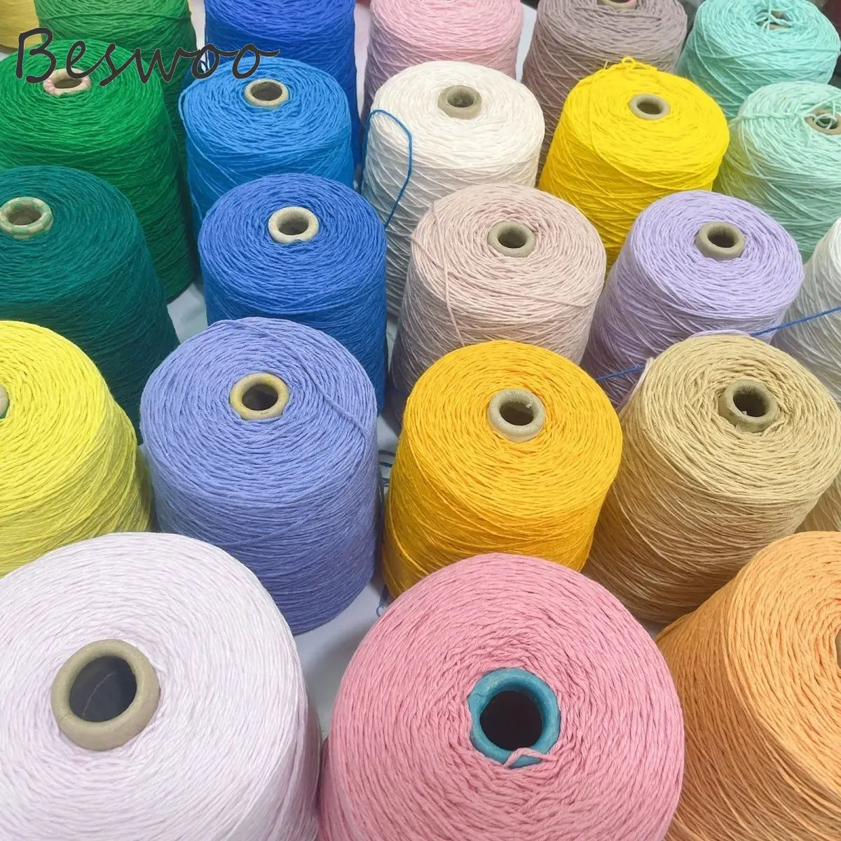 500g/Stück 5-fädiges Milchbaumwollgarn, universelles Babygarn, hautfreundlich, handgewebt, DIY Puppenschal