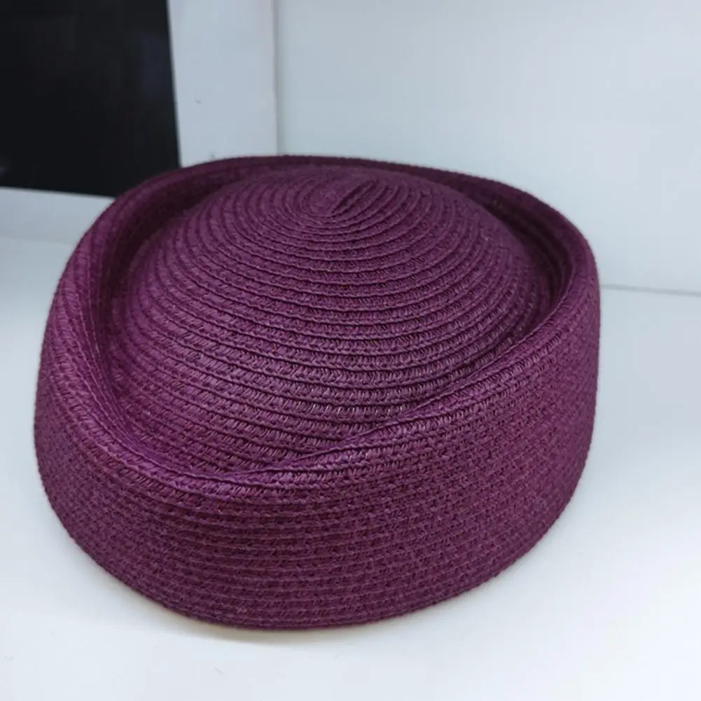

Lightweight Beach Hat Uv Protection Hat Beret Hat Uv Protection Straw Summer Beach Lightweight Woven Outdoor Visor for Sunny