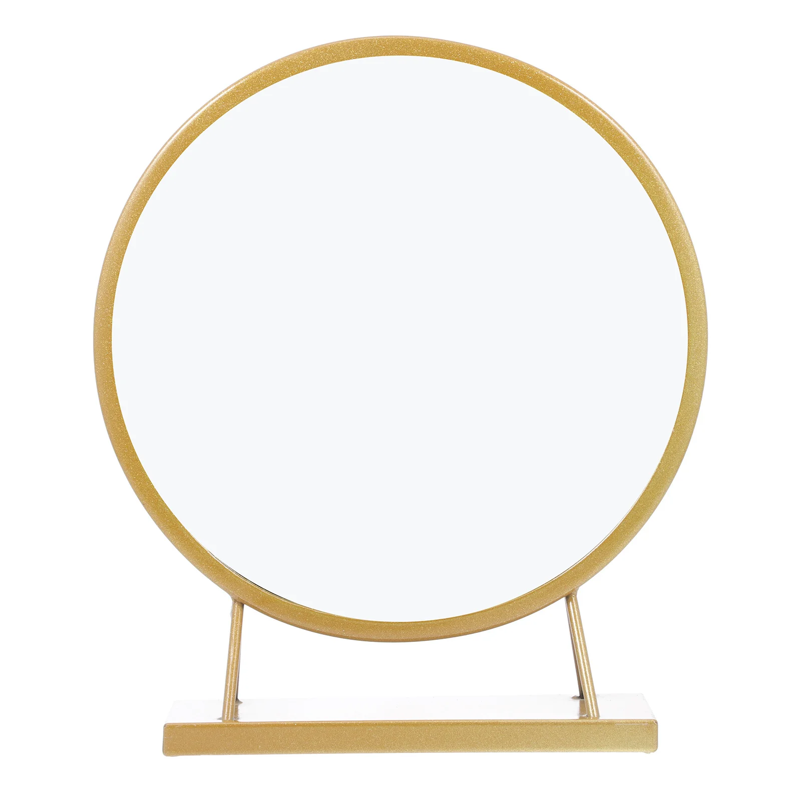 Espelho de maquiagem redondo decorativo espelho de mesa reflexão clara de alta definição ideal para mesa de vaidade