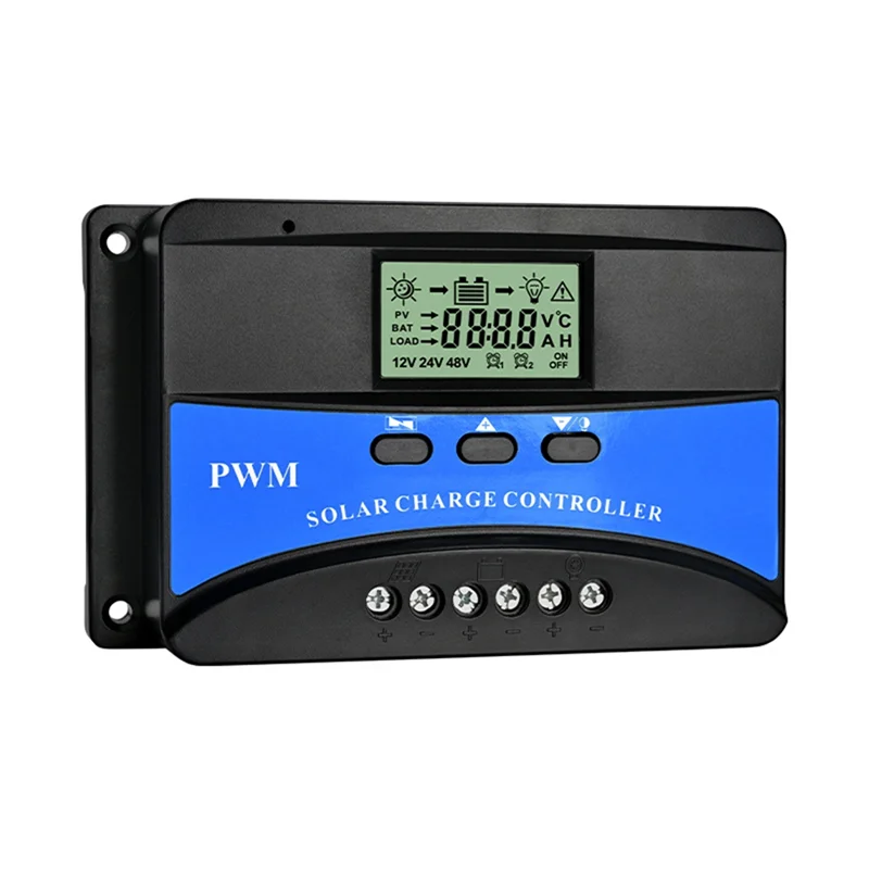 

Solar Charge Controller 30A Solar Panel Custom Battery Regulator, Auto 12V/24V/48V PWM For FLD/Lifepo4/SLD/GEL-A80Z