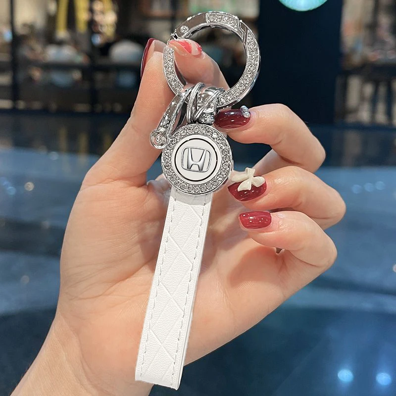 شعار سيارة كريستال المفاتيح مفتاح قلادة عصابة اكسسوارات السيارات لهوندا سيفيك أكورد صالح جاز الطيار CRV أوديسي جواز السفر مدينة HRV