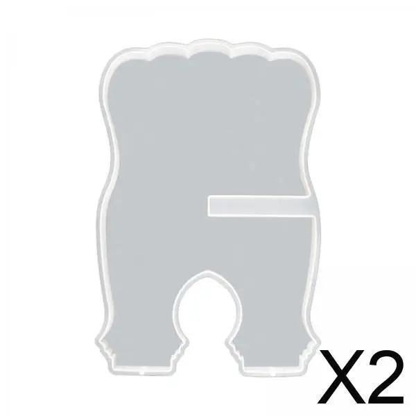 

Silicone Mold Book Reading Rack Die Epoxy Book Holder DIY Casting Model for Home Library