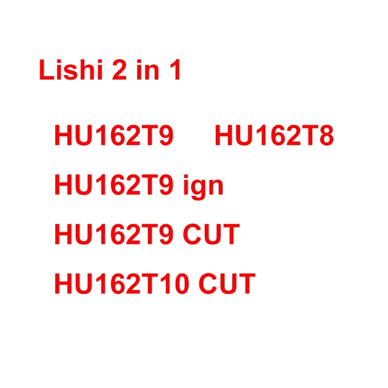 Lishi 2-in-1 HU162T9 HU162T8 HU162T9ign HU162T10 HU162T 9 CUT HU162T 10 CUT für Audi / VW Schlüsseldienst-Werkzeuge – Detail 2