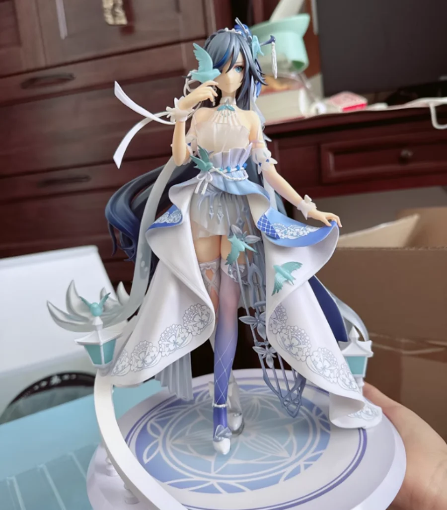 26.8cm Genuine Honkai Impact 3rd Anime Figure Mihoyo Apex Toys Fuhua Kawaii Jade Bird Court Ver Model Toys Girl Surprise Gifts