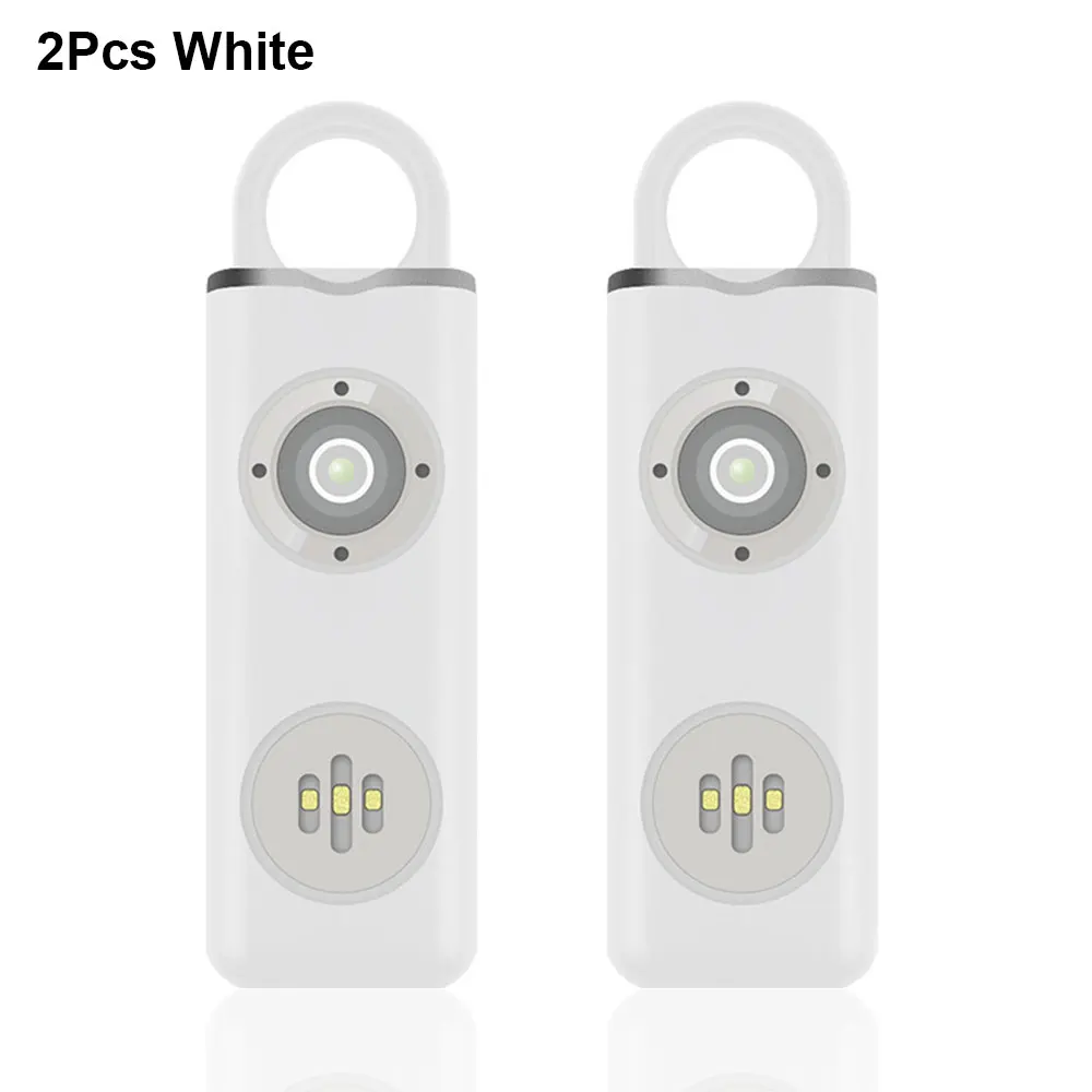 Awapow Persoonlijke Verdediging Alarm 130db Met Led Licht Oplaadbare Zelfverdediging Vrouw Veiligheid Alarm Sleutelhanger Nood Anti-Aanval