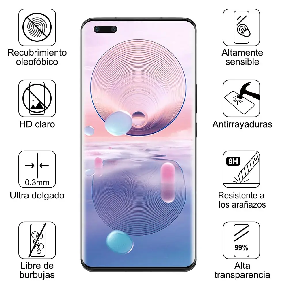 Screen Protector for Honor Magi4 Pro Lite Tempered Glass 9H 3D Curved Protective Anti Scratch Fingerprint Scan Bubble free