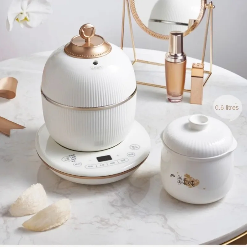 

Mini Ceramic Stewing Pot Machine 220V with Dessert Porridge Soup Function Multi Cooker