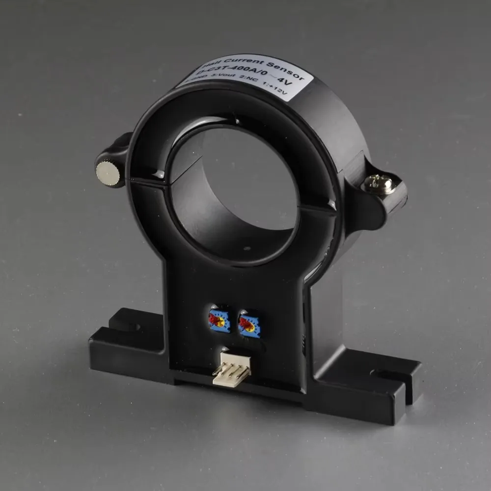 Sensor  corriente CC con sensor Hall D-C3T, transformador  corriente  núcleo dividido tipo pinza  400A, 600A, 800A, 1000A, 2000A