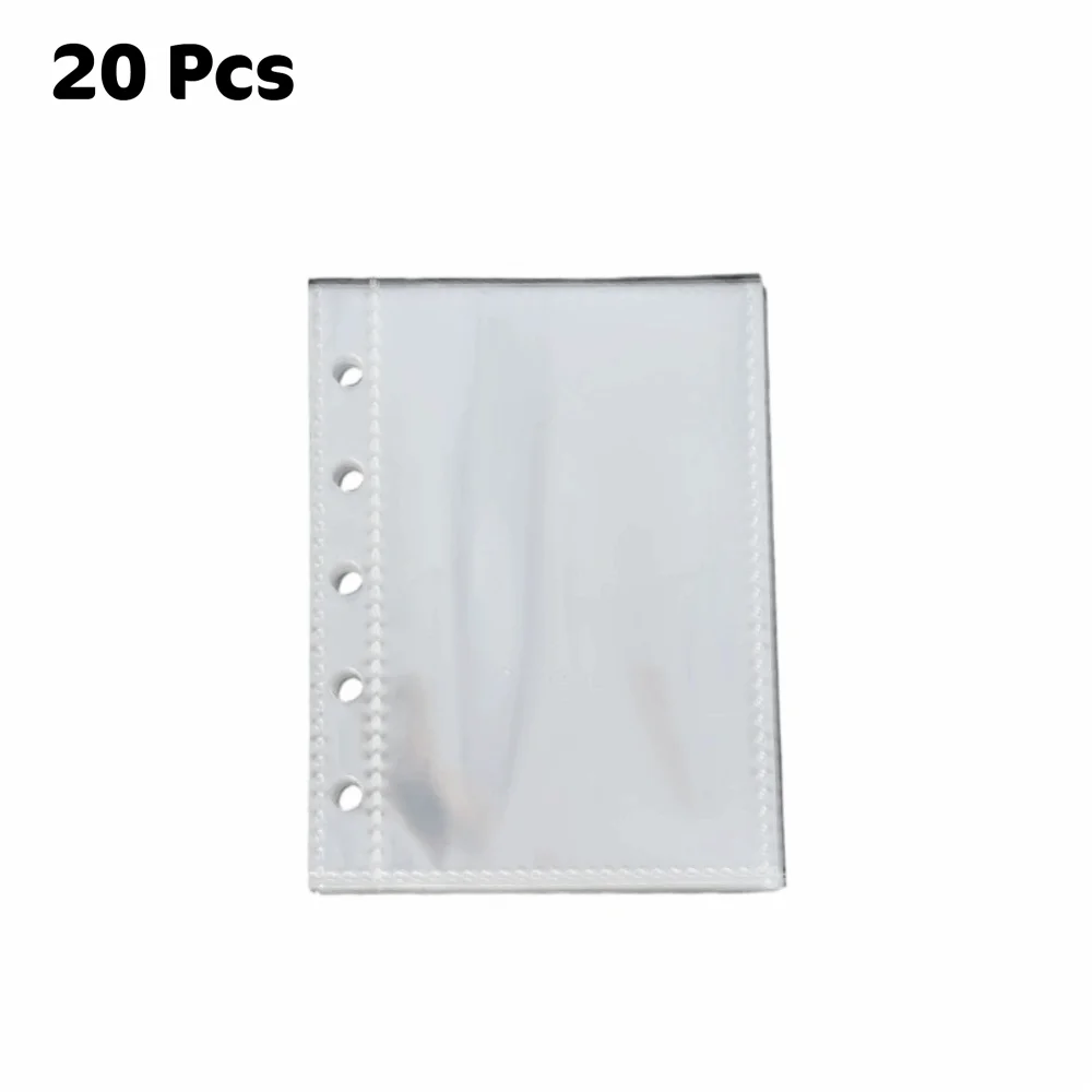 Portable Card Book Leather Cover M5 Grid Card Album One Grid Cartoon Pattern Star Chasing Collect Book Card Photo Collection
