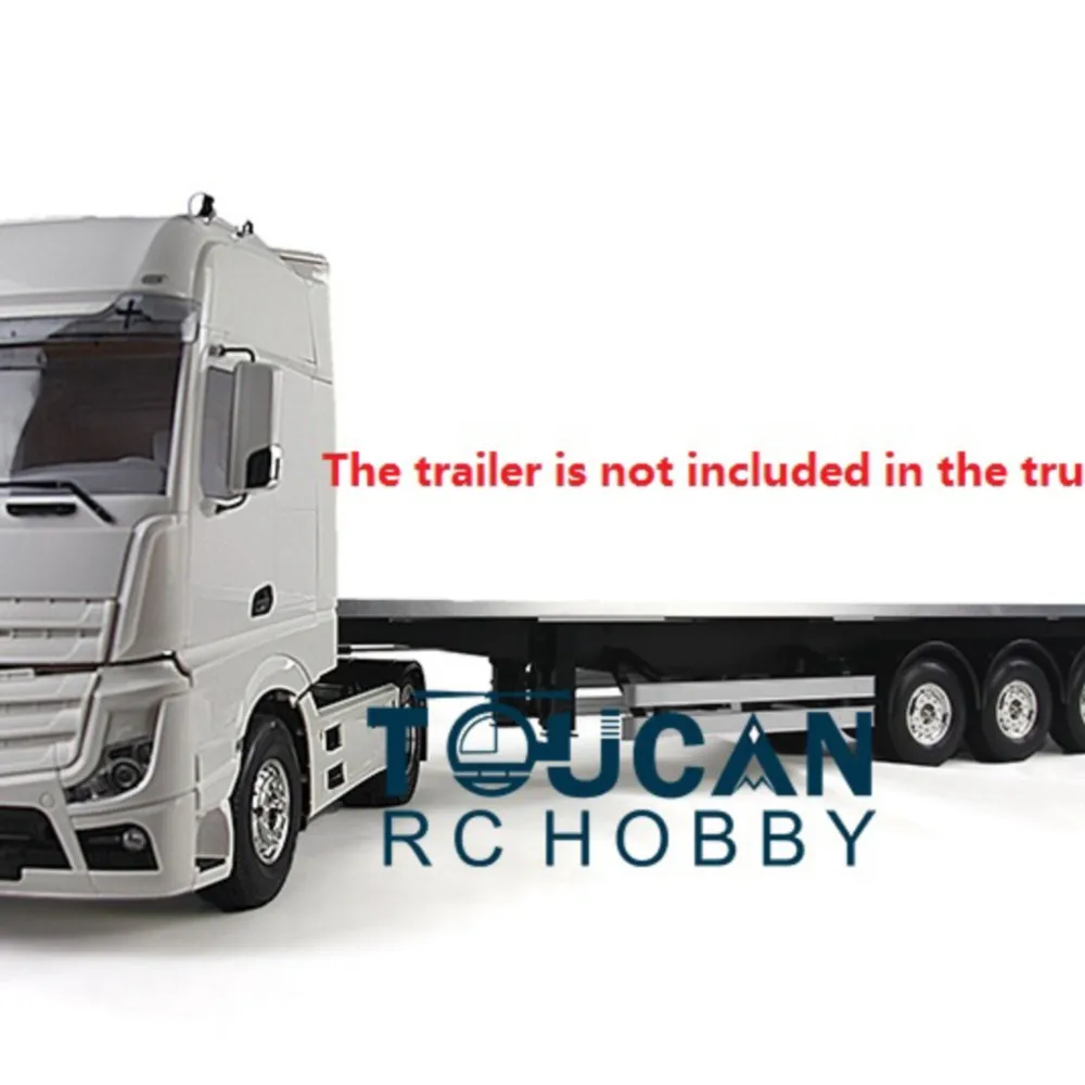 Venda dos EUA TOUCAN 1/14 RC 2 eixos DIY trator caminhão reboque carro KIT modelo carro de motor